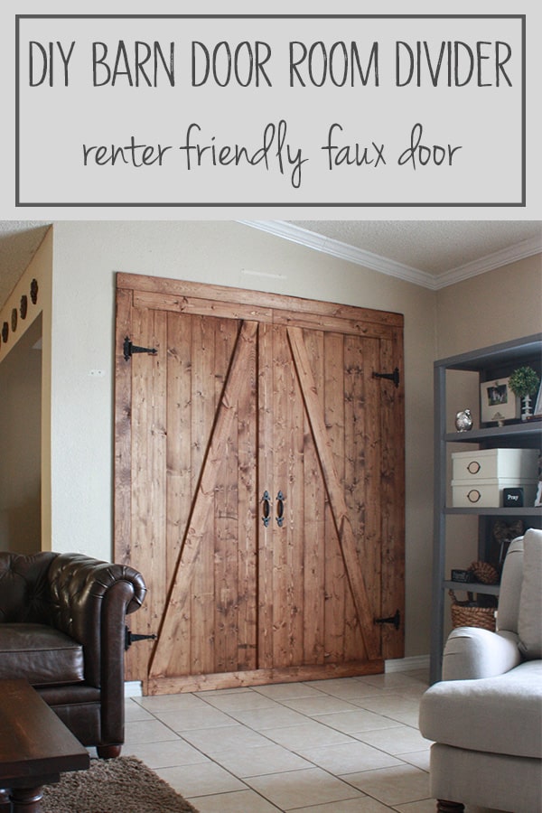 DIY Barn Door Room Divider