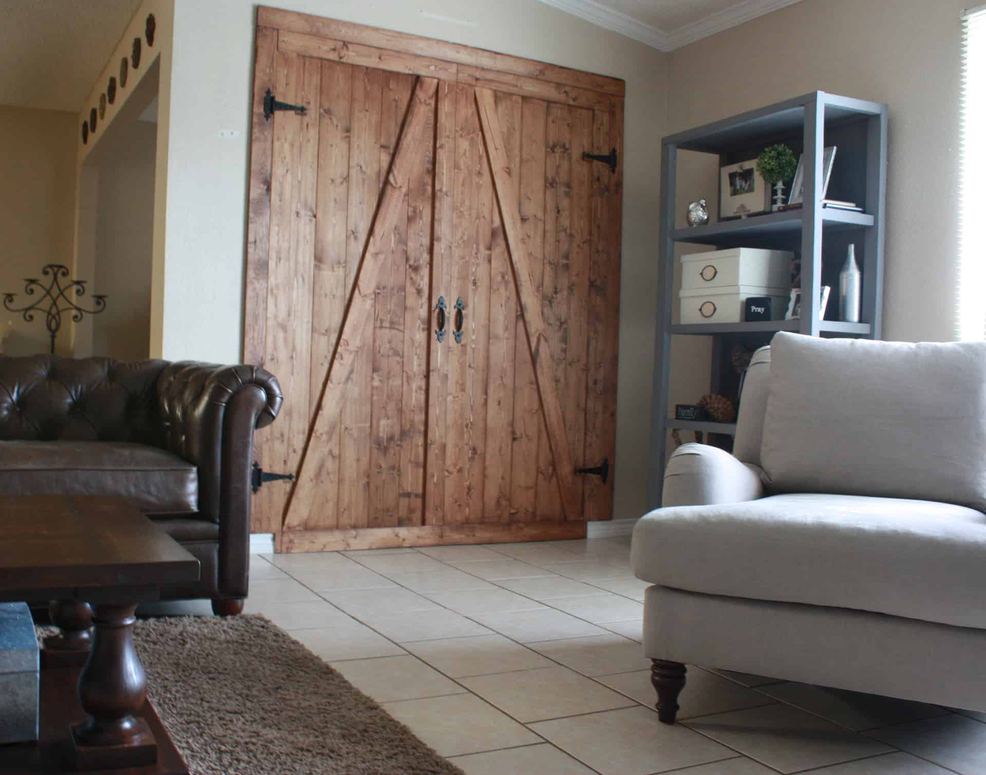 DIY Barn Door Room Divider