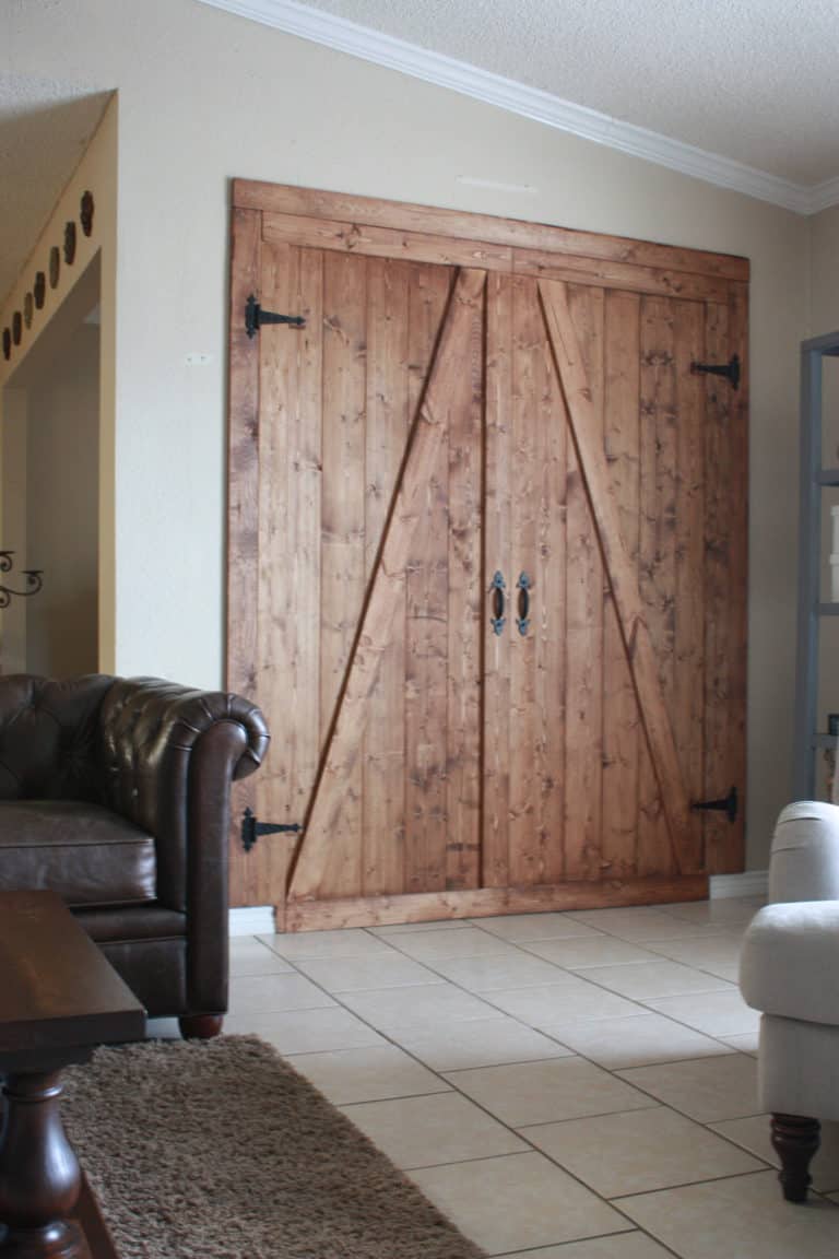DIY Barn Door Room Divider The Inspired