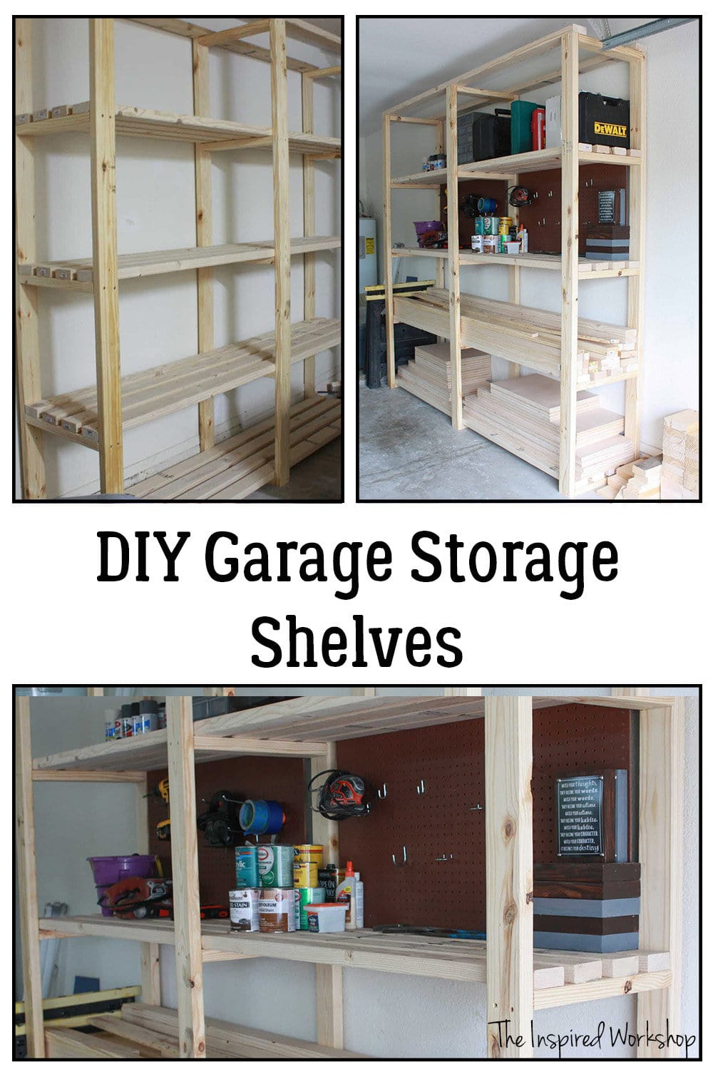 How to Build Easy DIY Storage Shelves 