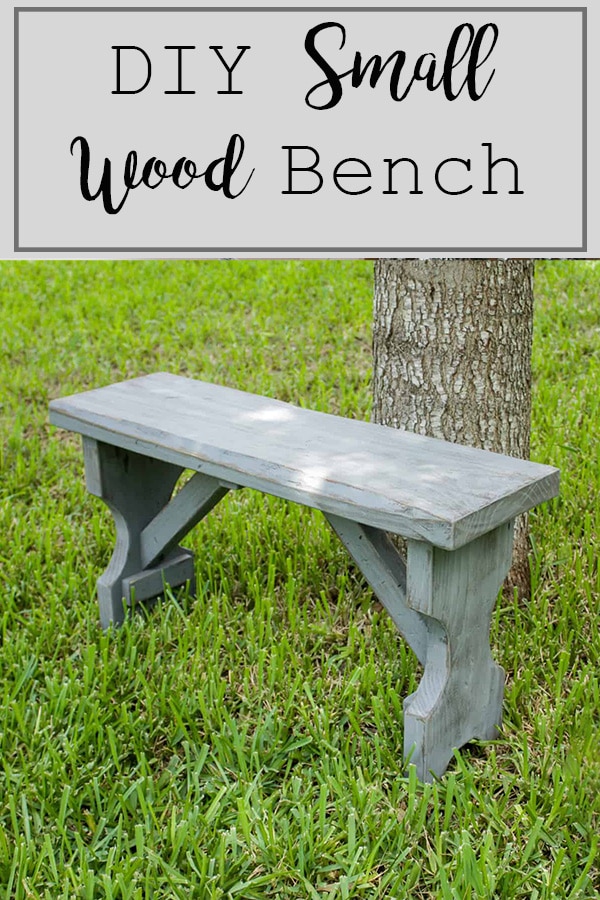 DIY Small Wood Bench