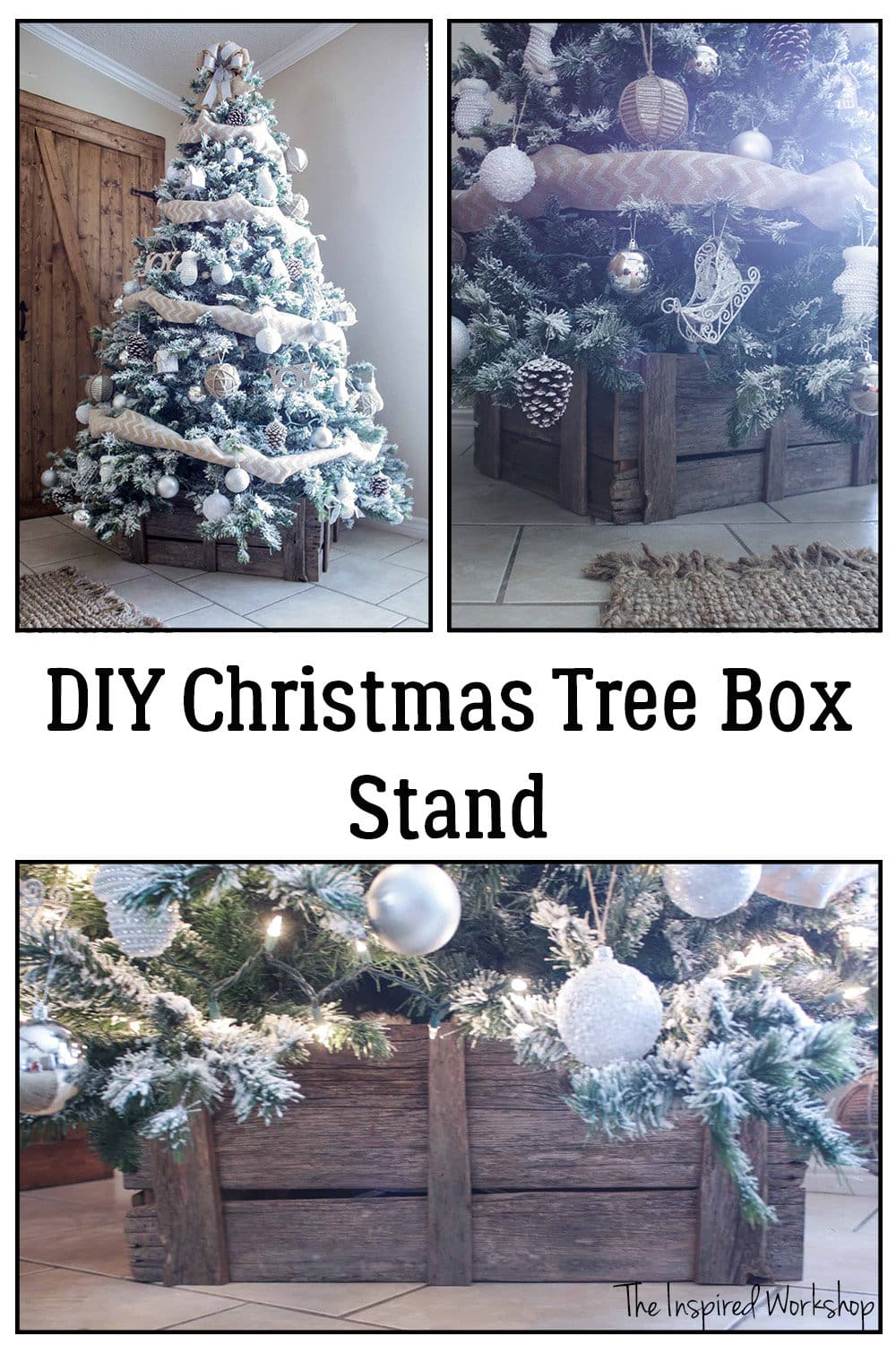 DIY Christmas Tree Box Stand