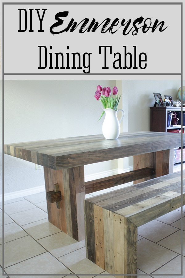 DIY Dining Table - West Elm Emmerson