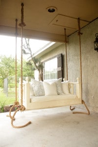 DIY Porch Bed Swing