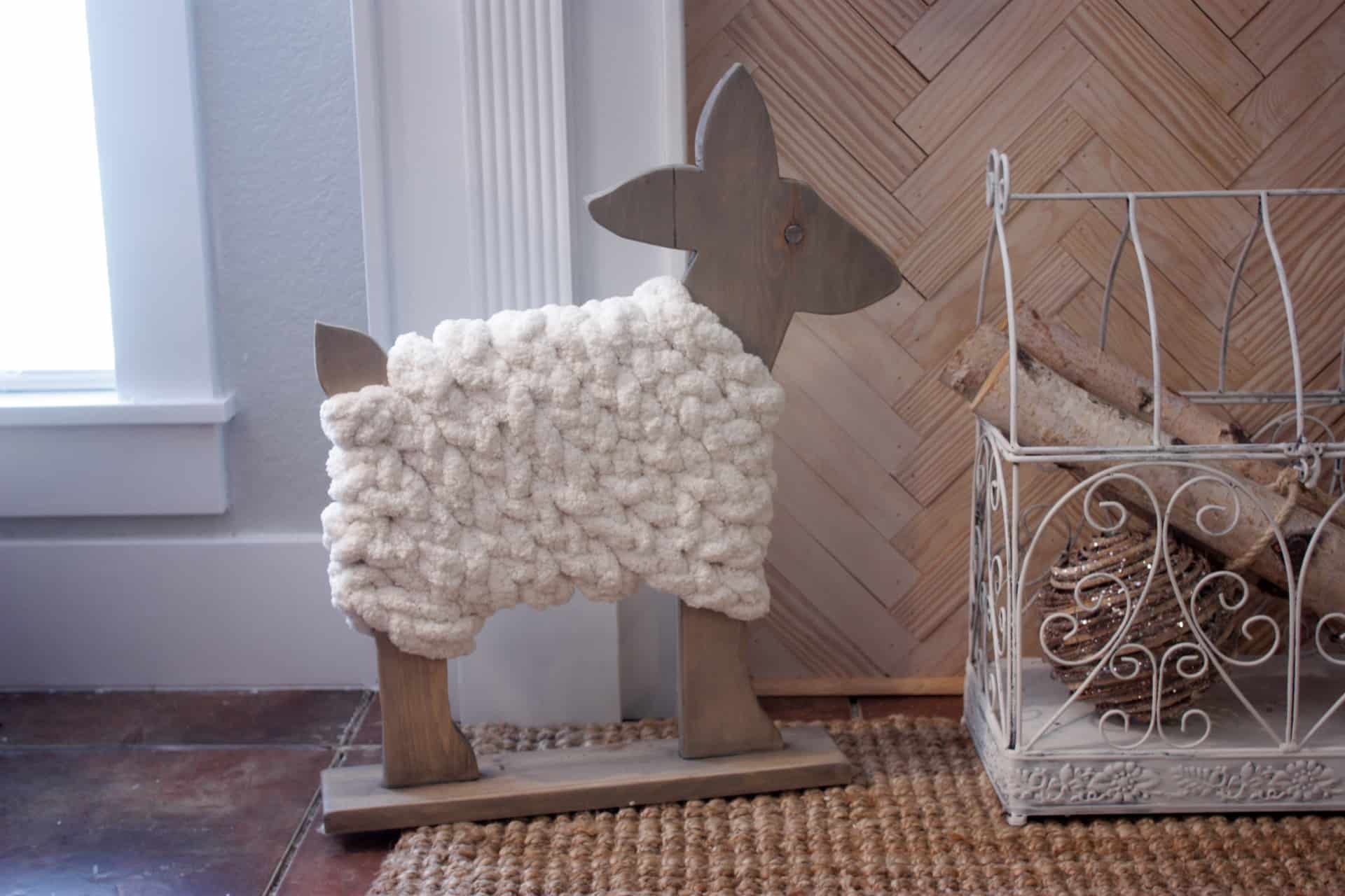 DIY Wood Deer Decor