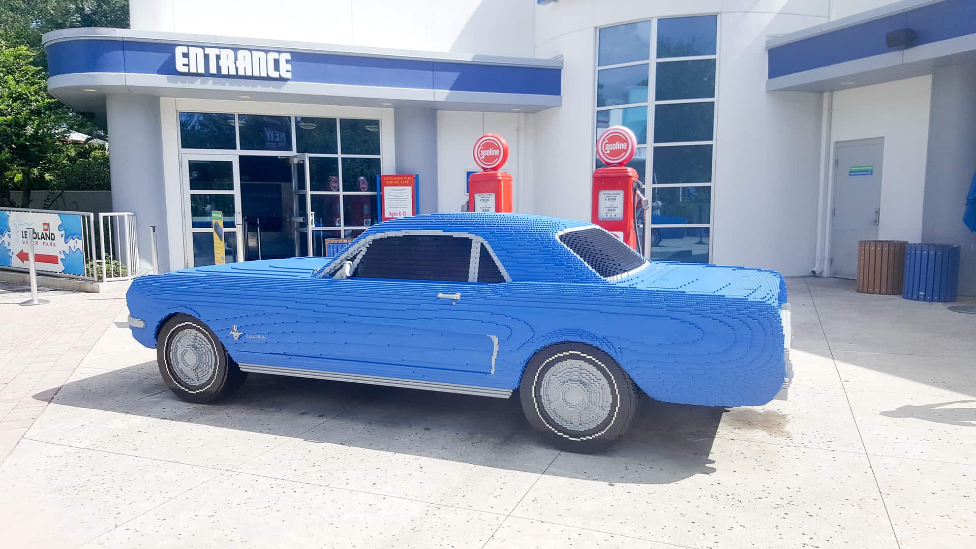 Legoland Florida Lego Mustang sculpture