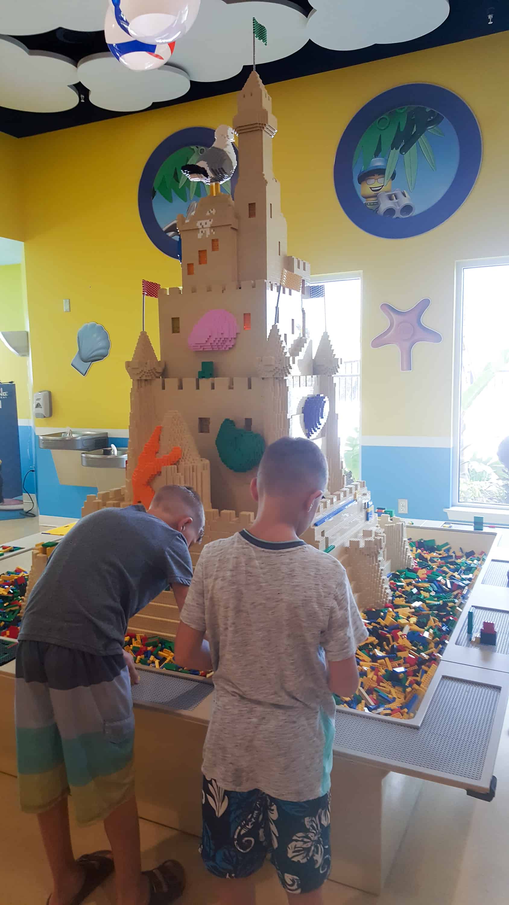 Legoland Florida Beach retreat restaurant legos to play with