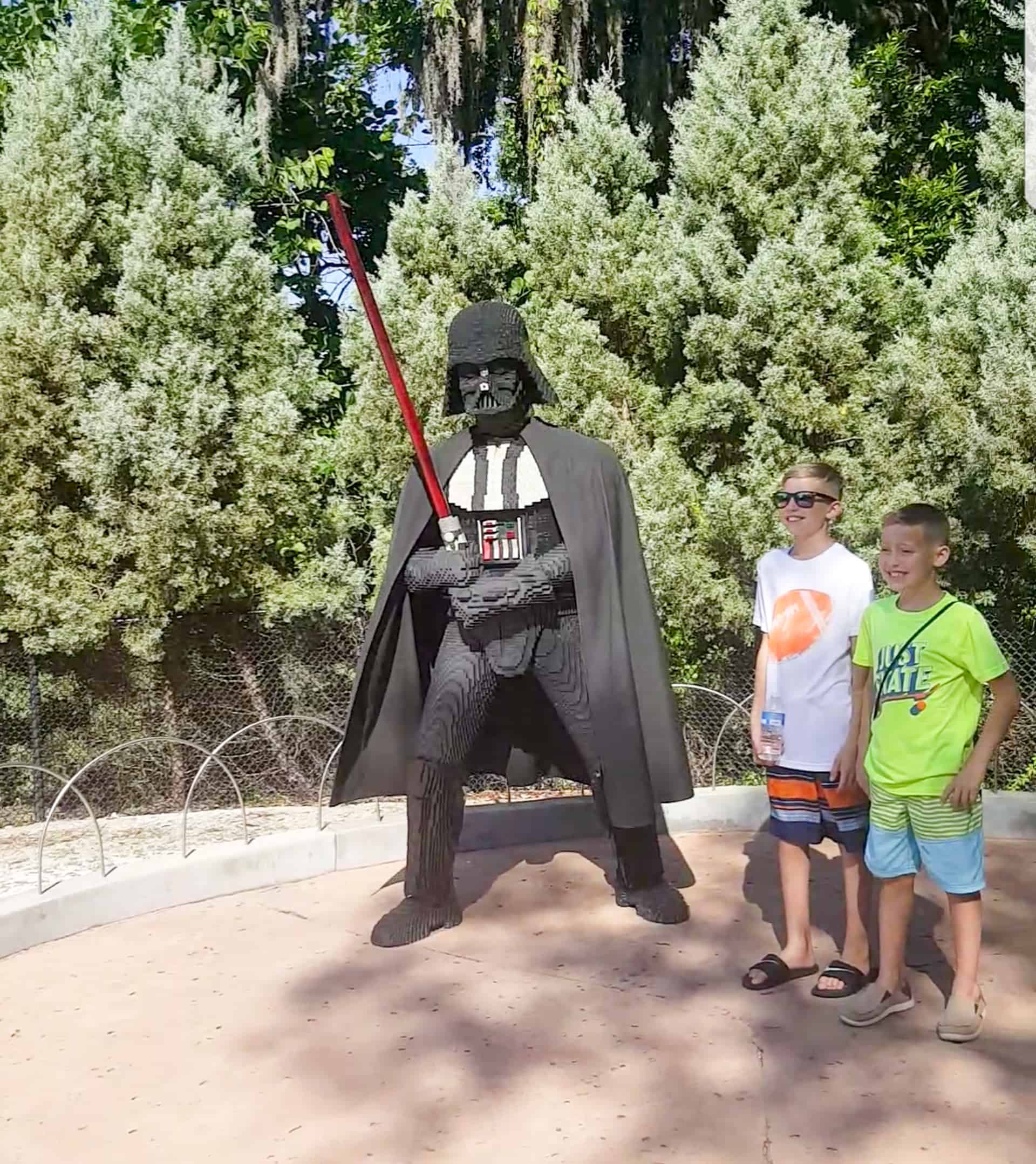 Legoland Florida Star Wars Darth Vader sculpture