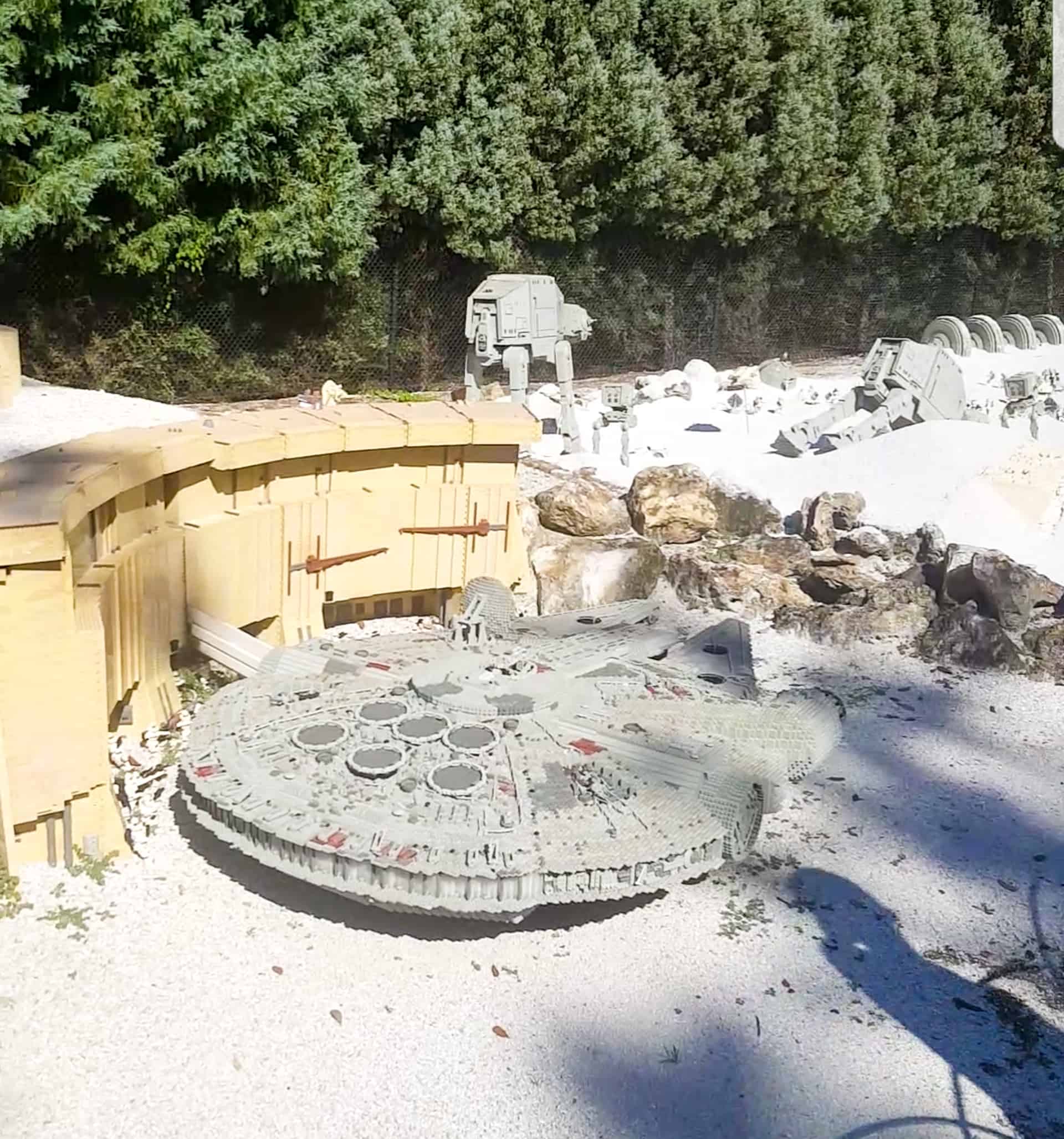 Legoland Florida mini land Star wars Millennium Falcon