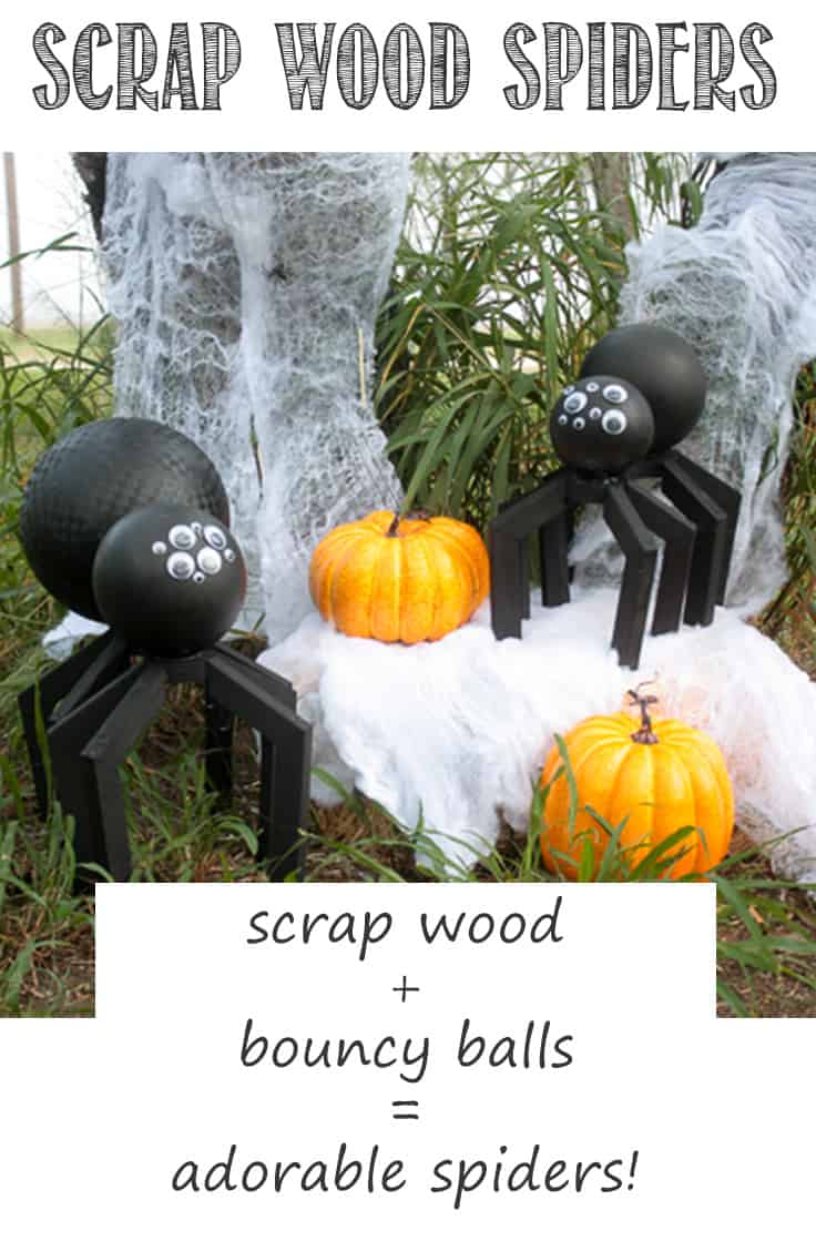 Scrap Wood Spiders