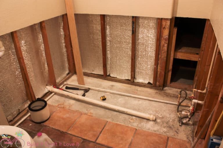 Ripping Out the Tile and Bathtub – One Room Challenge – Week 3