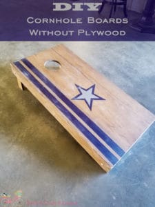 DIY Cornhole Boards Without Plywood