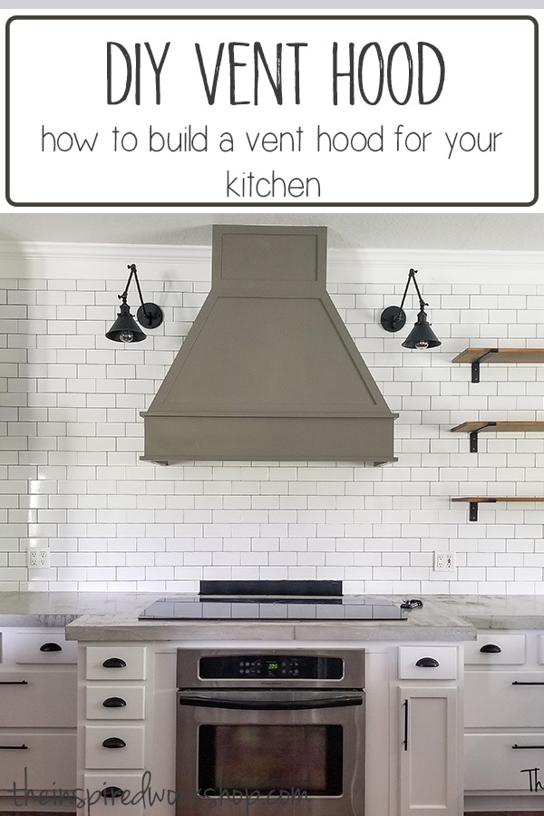 DIY Vent Hood Plans to build your own vent hood