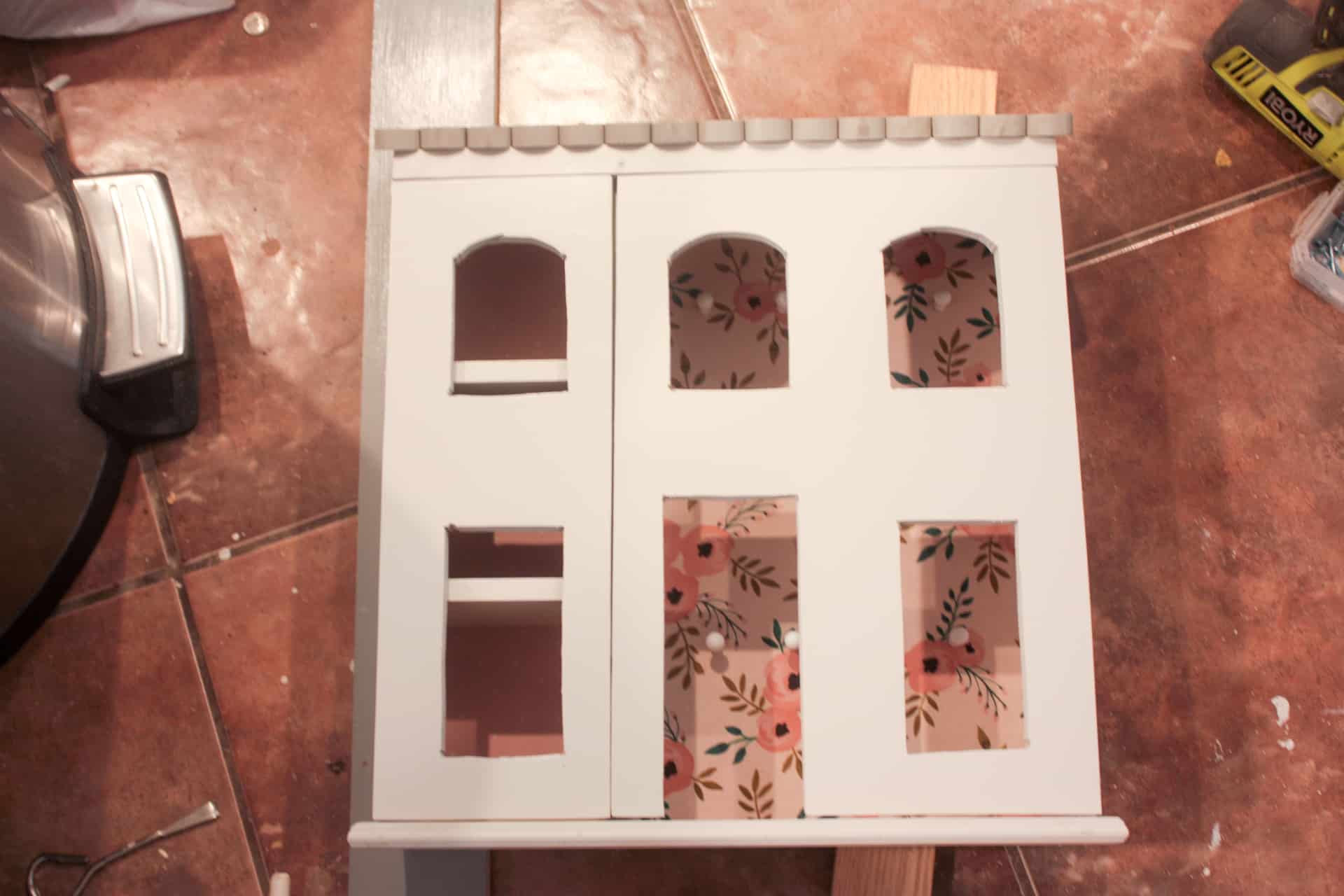 DIY Dollhouse Jewelry Wall Cabinet