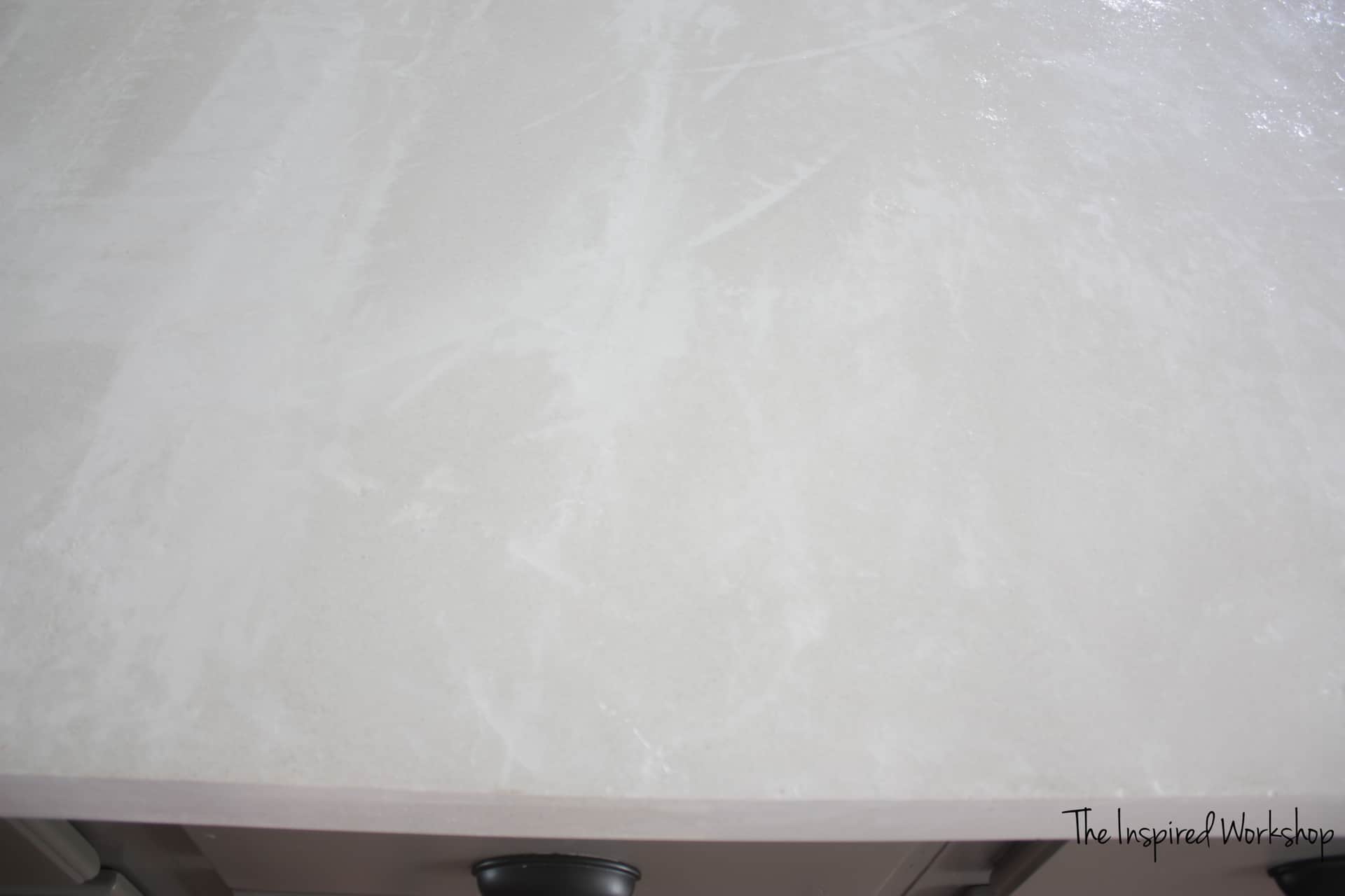 White Concrete countertops