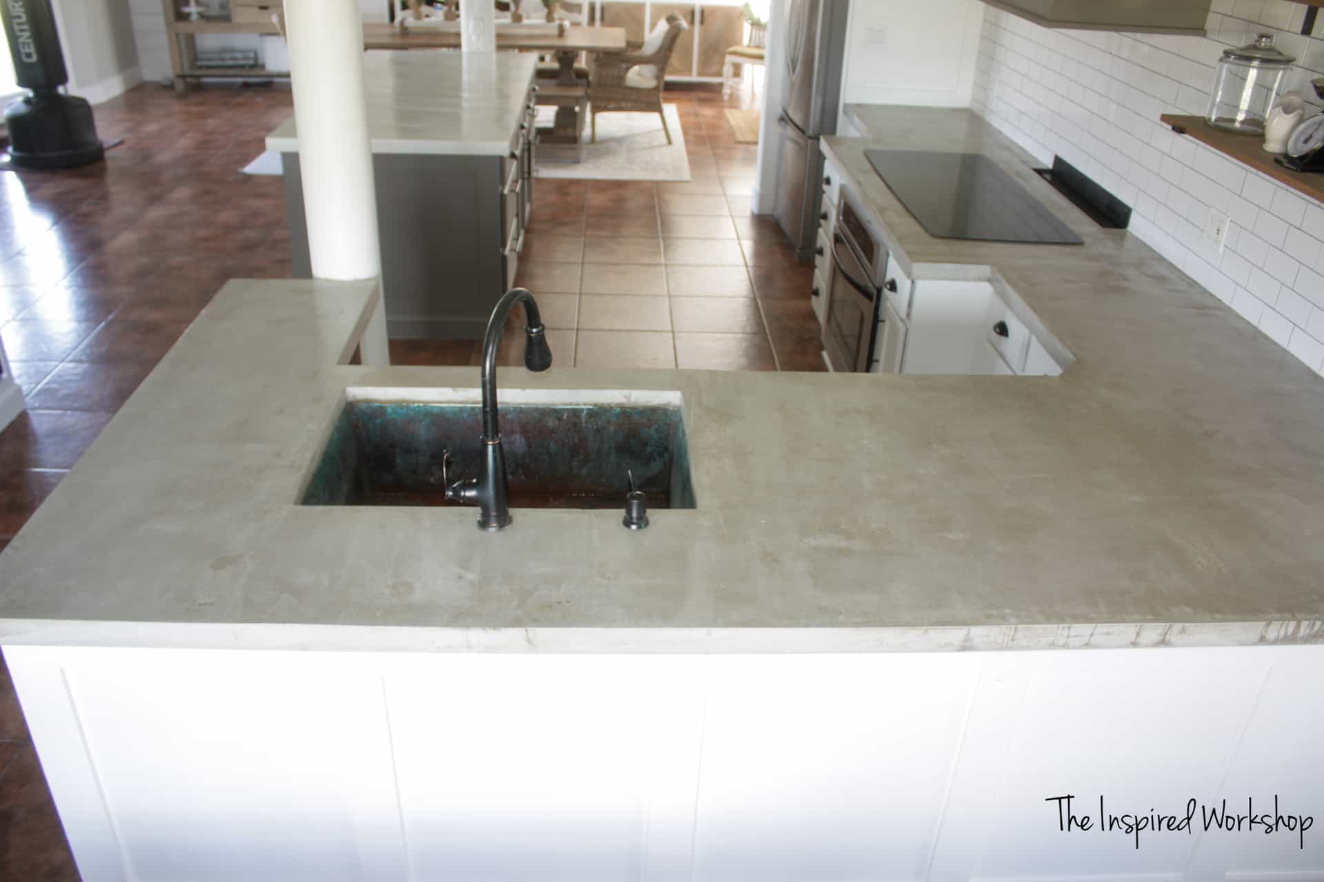 Pour In Place Concrete Countertops