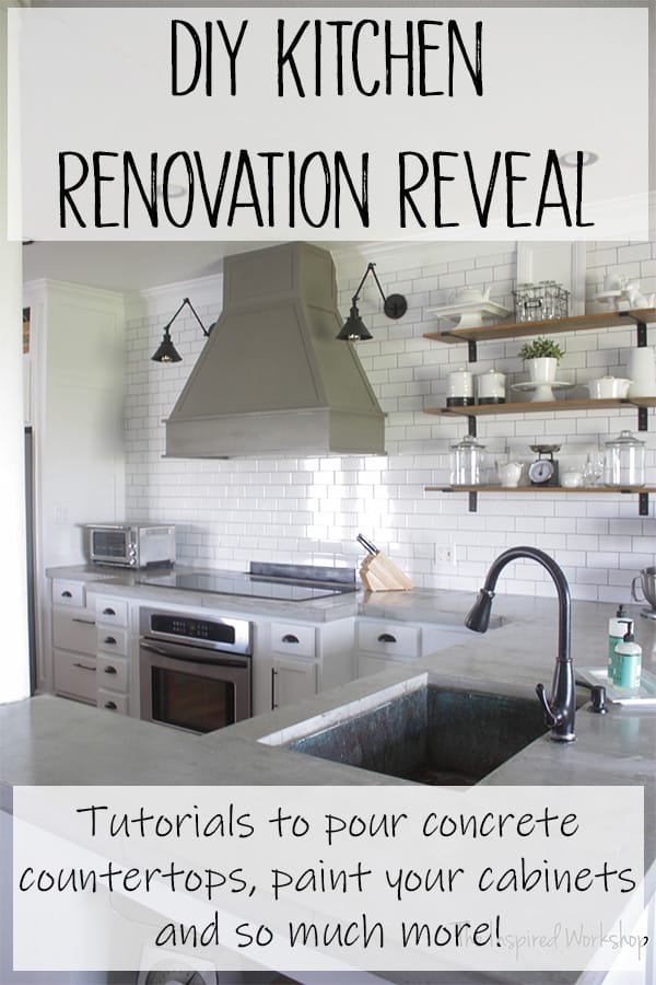 DIY Kitchen Renovation Reveal – The Inspired Workshop