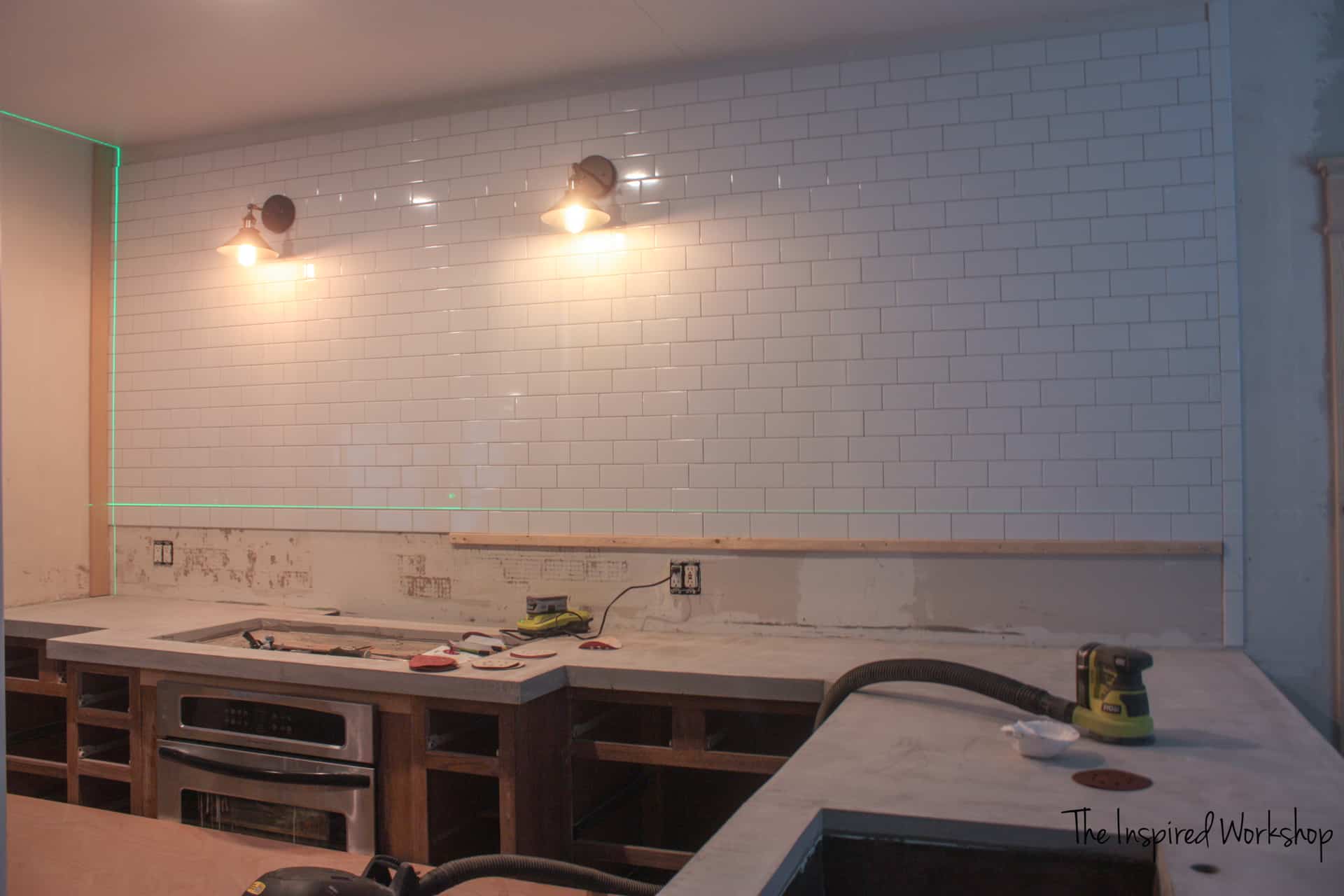 How to Tile a Kitchen Wall