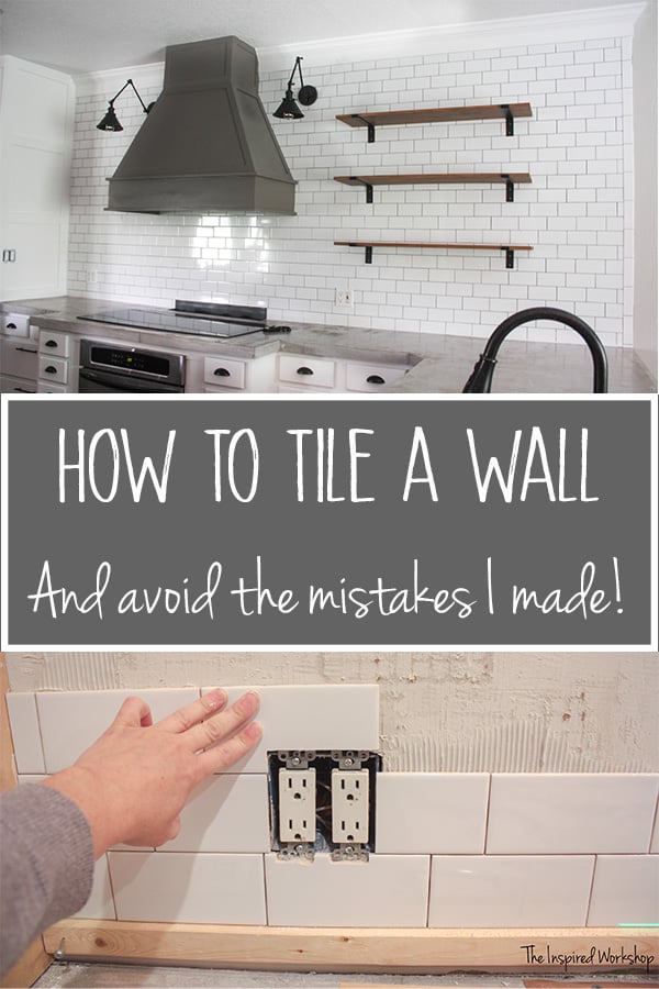 How to tile a wall or backsplash