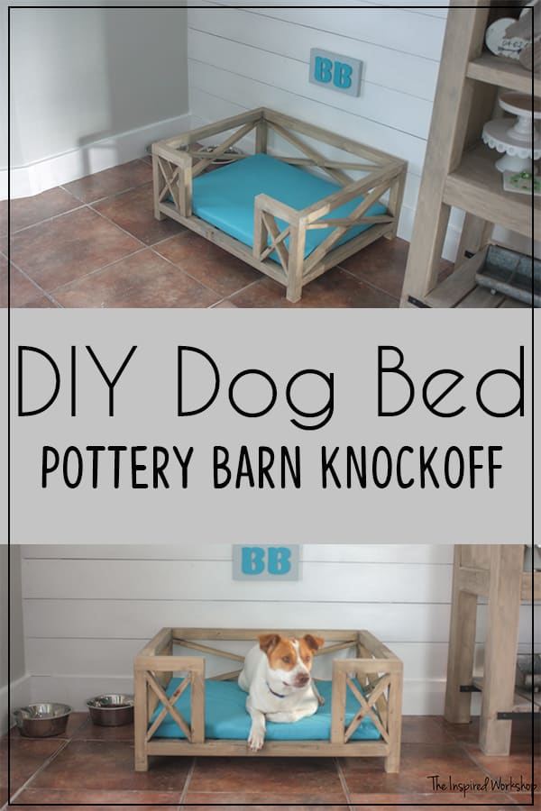 DIY Dog Bed - Pottery Barn Knockoff