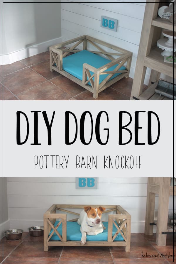 DIY Dog Bed - Pottery Barn Knockoff