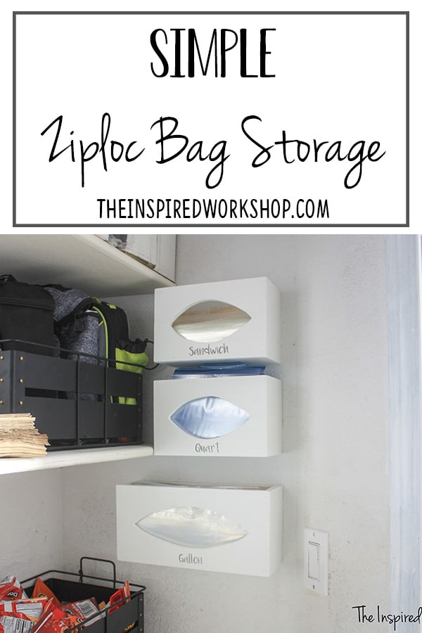 Ziplock Bag Storage Organizer