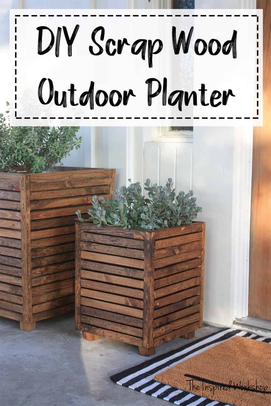 Make these easy Wooden Planter Covers - Dossier Blog