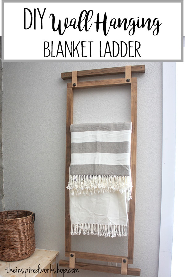 Blanket wall rack online diy