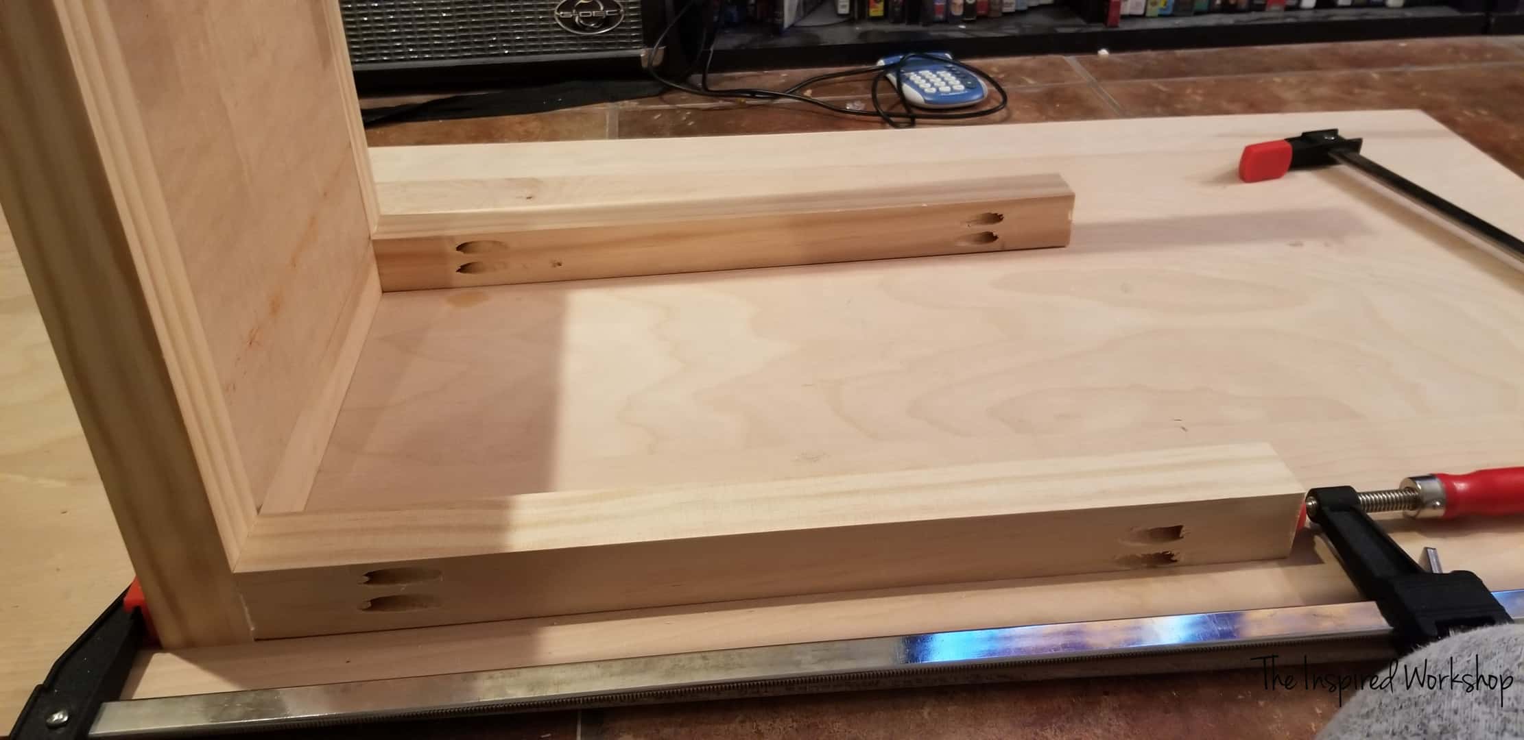 DIY Firewood Holder - Adding the upright legs