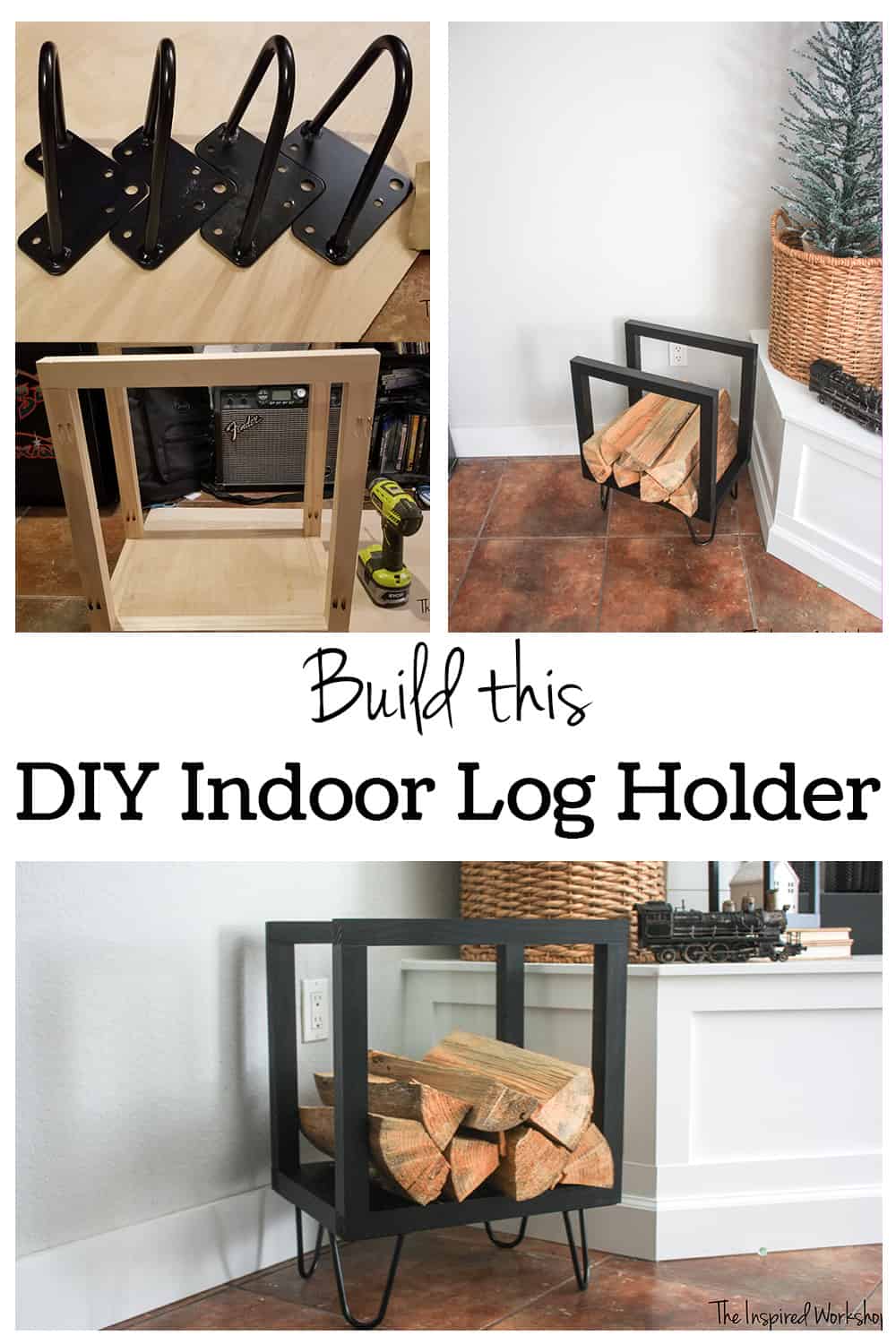 DIY Indoor Firewood Holder