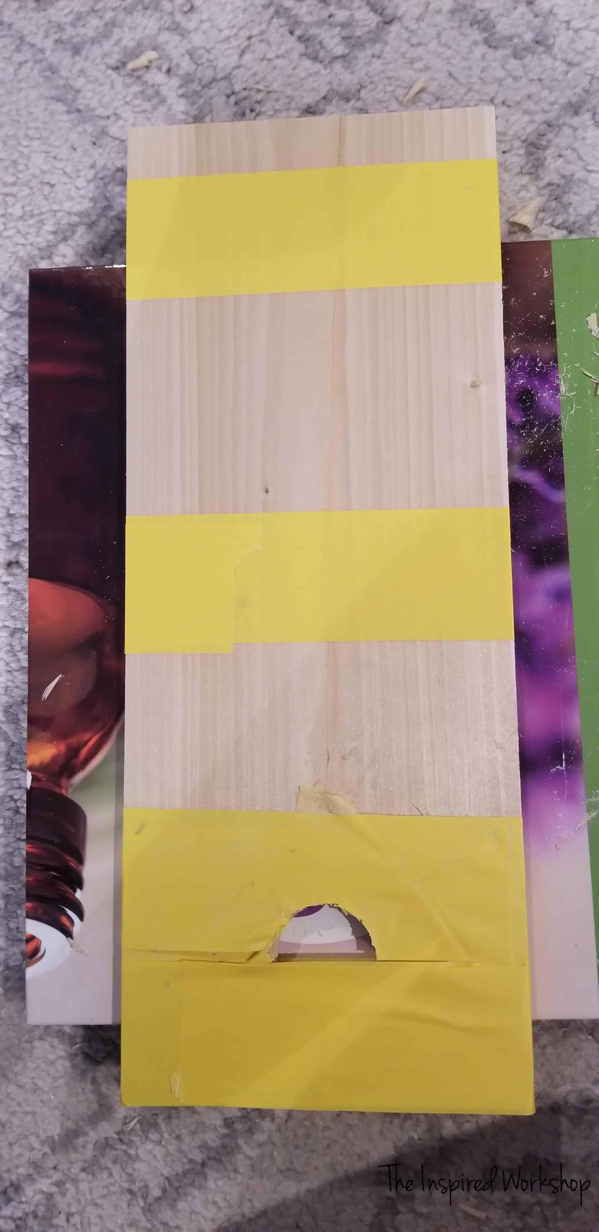 Gluing the damaged board