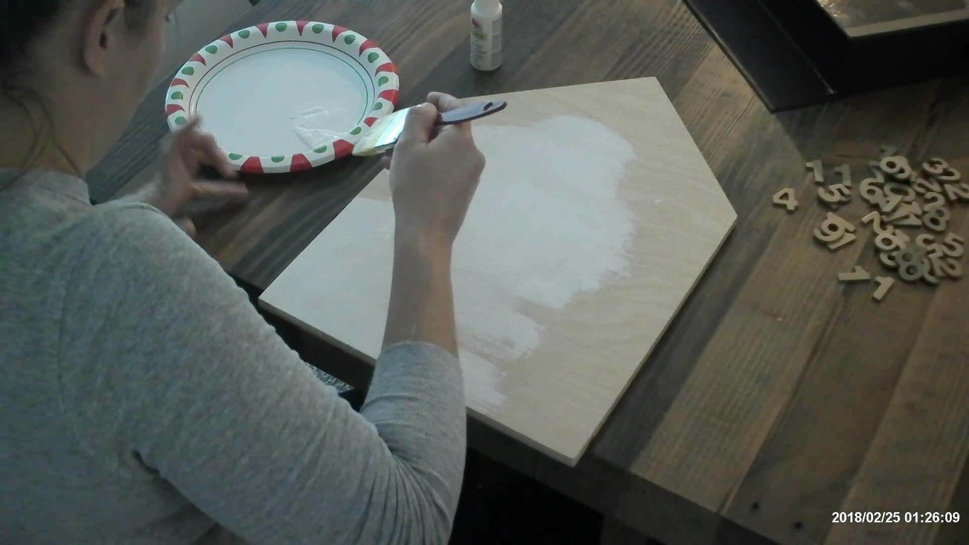 Painting the advent calendar