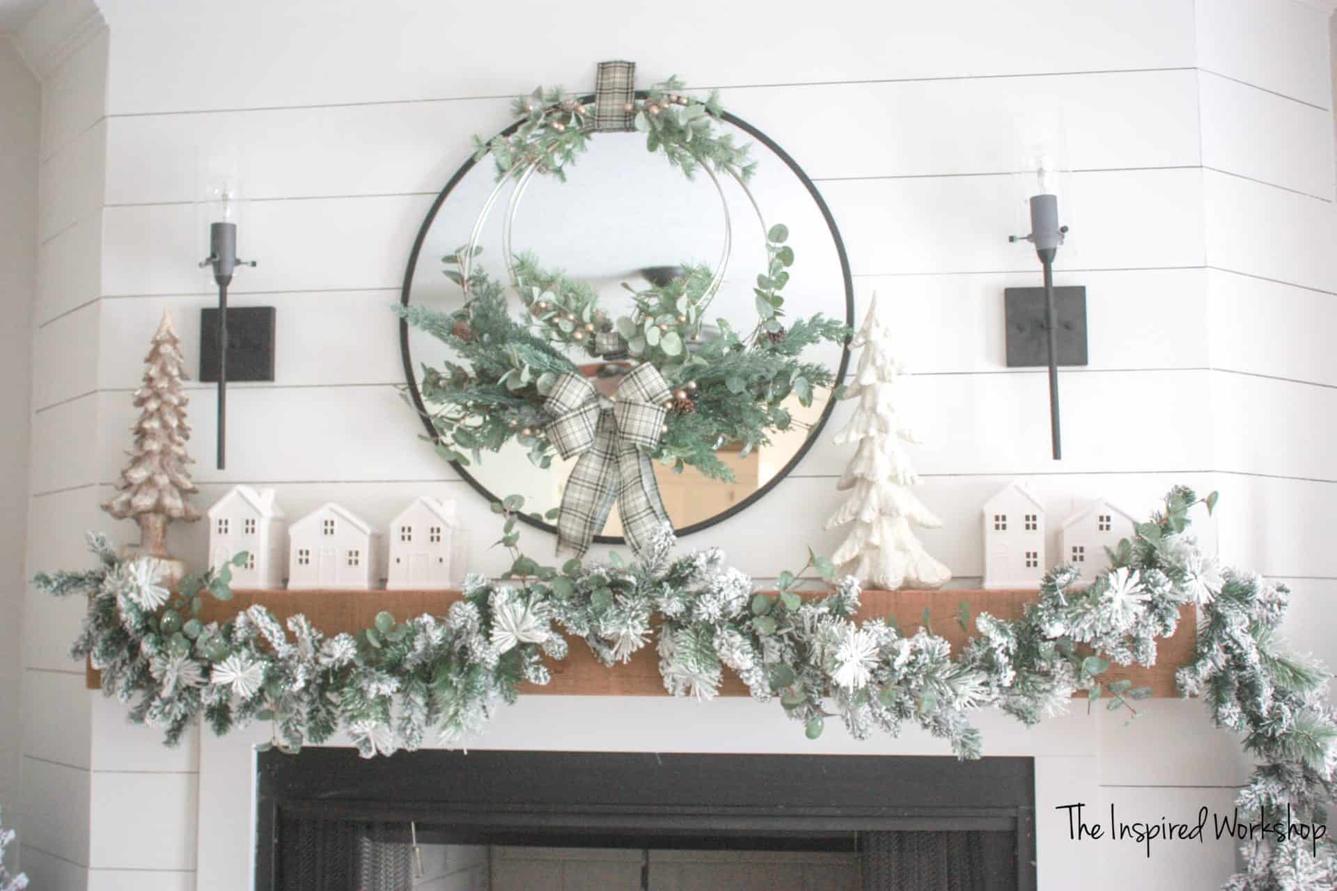 DIY Winter Christmas Wreath – The Inspired Workshop