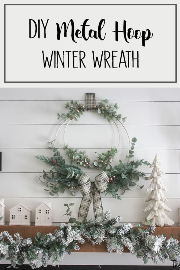 DIY Winter Christmas Wreath