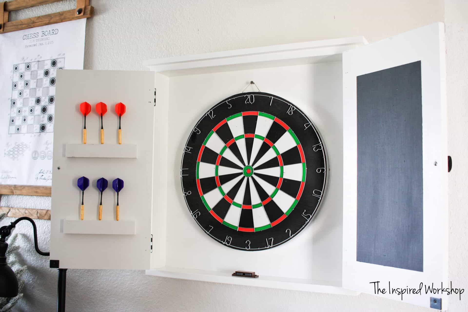 DIY Dartboard Cabinet