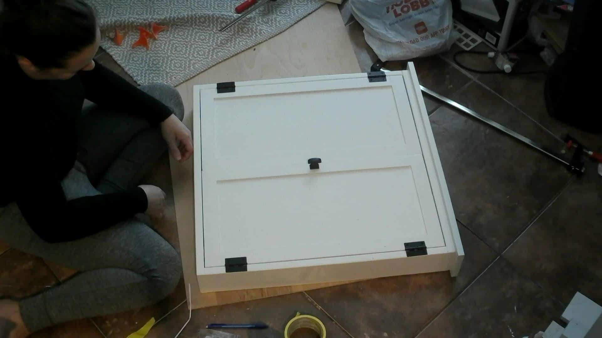 DIY Dartboard Cabinet