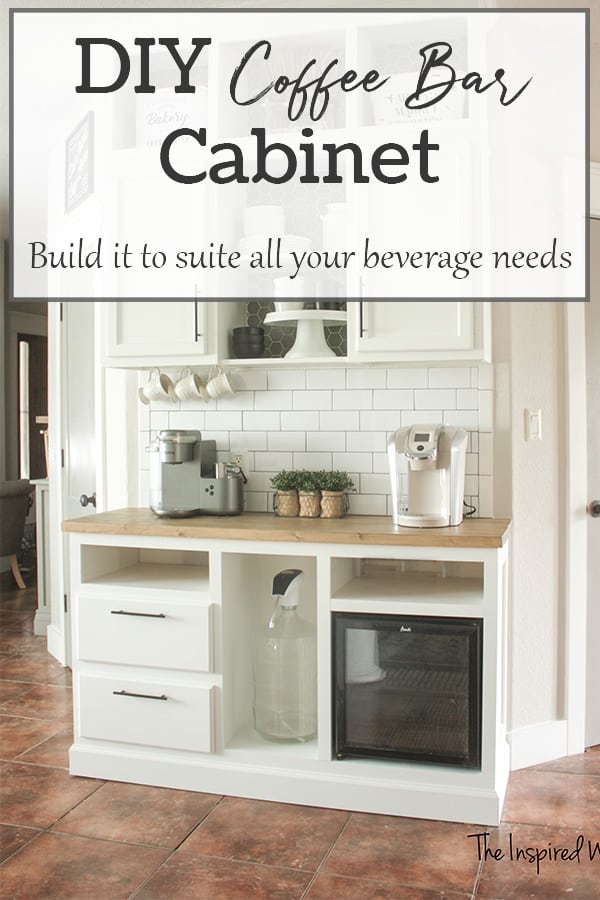 DIY Coffee Bar Cabinet - Kitchen Renovation
