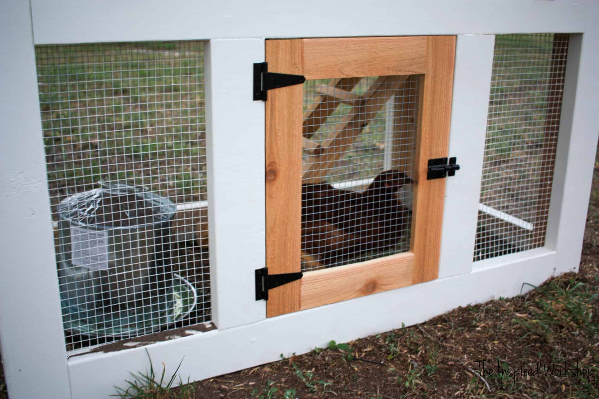 Bottom area of the Small Chicken coop 