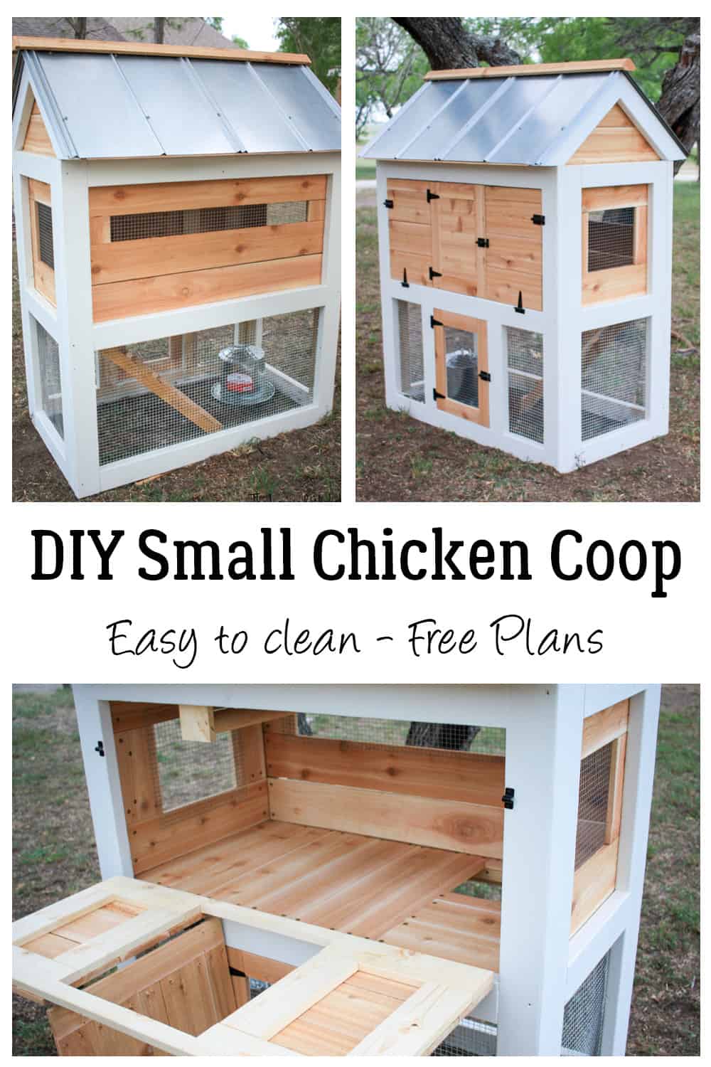 DIY Small Chicken Coop - Free Plans