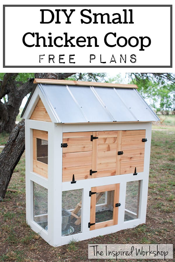 DIY Small Chicken Coop - Free Plans