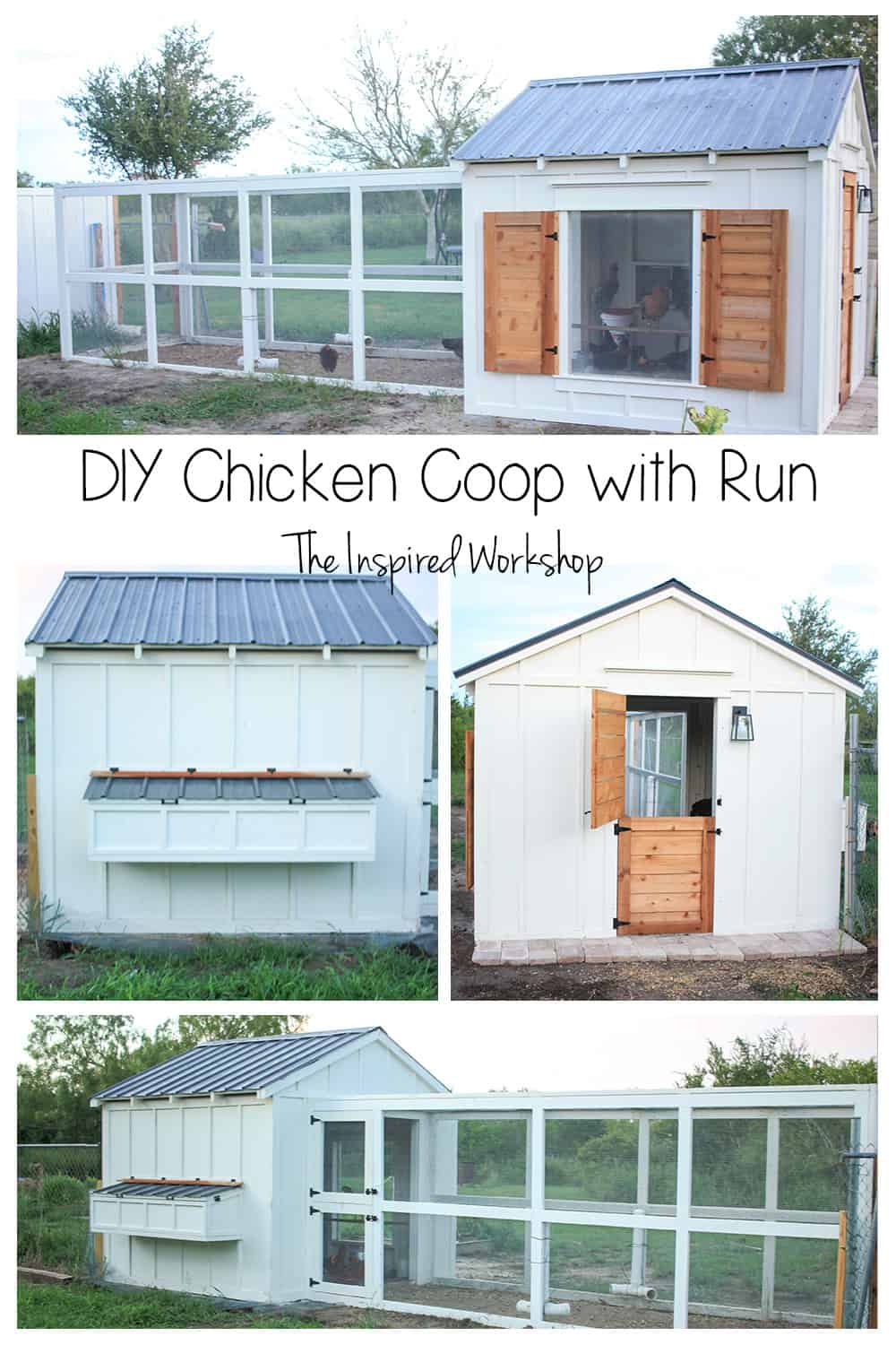 DIY Chicken Coop Run Plans