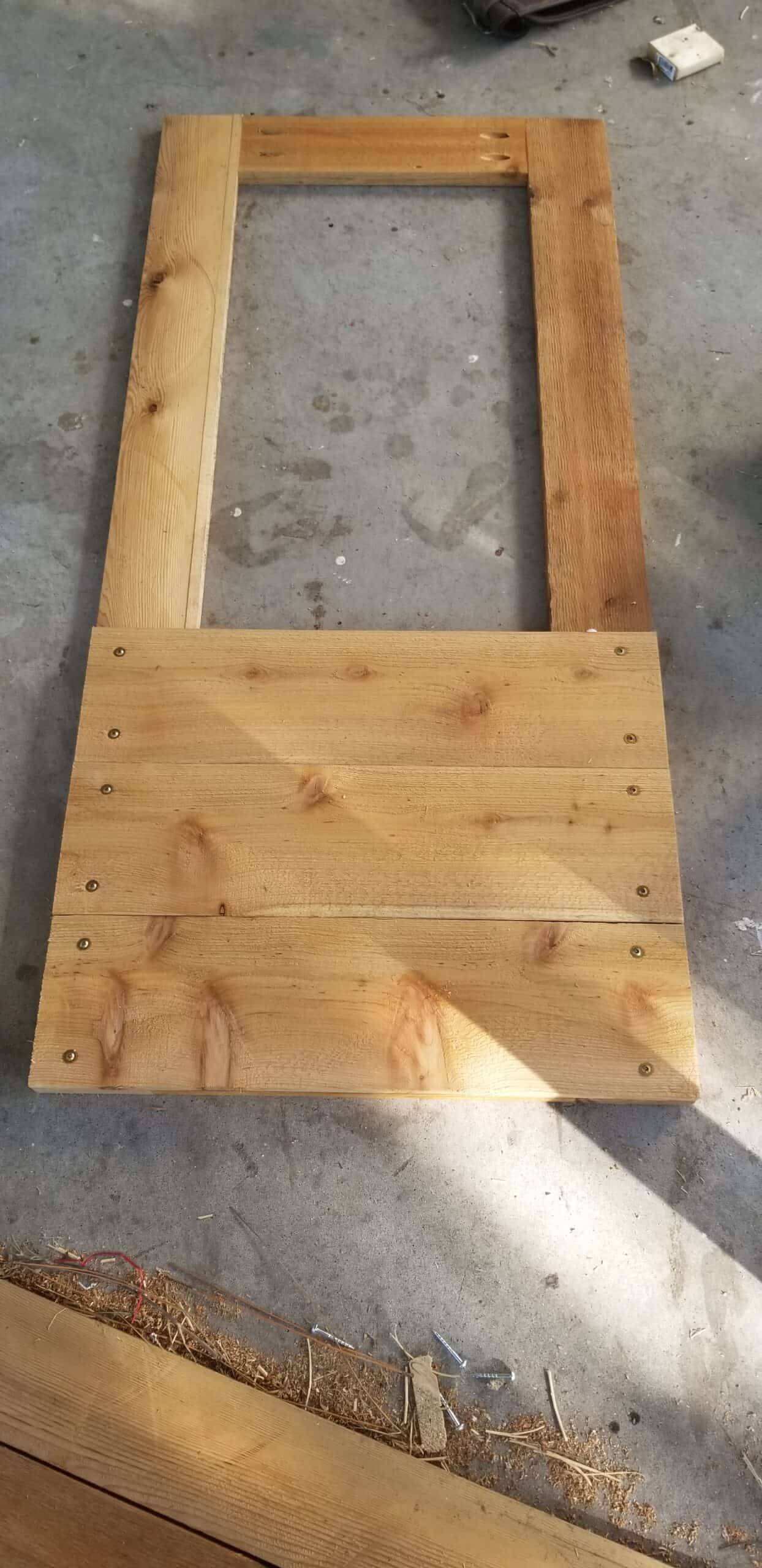 DIY Shutters for Chicken Coop