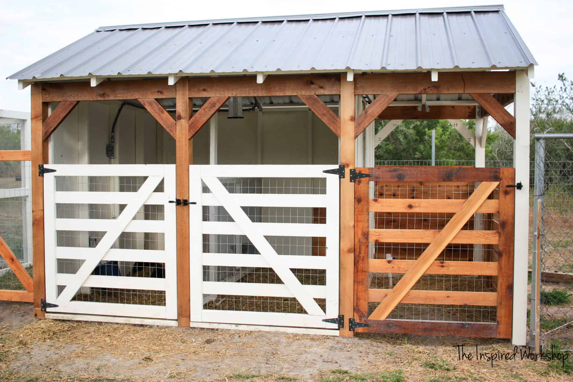 DIY Gates for Goat Shed The Inspired