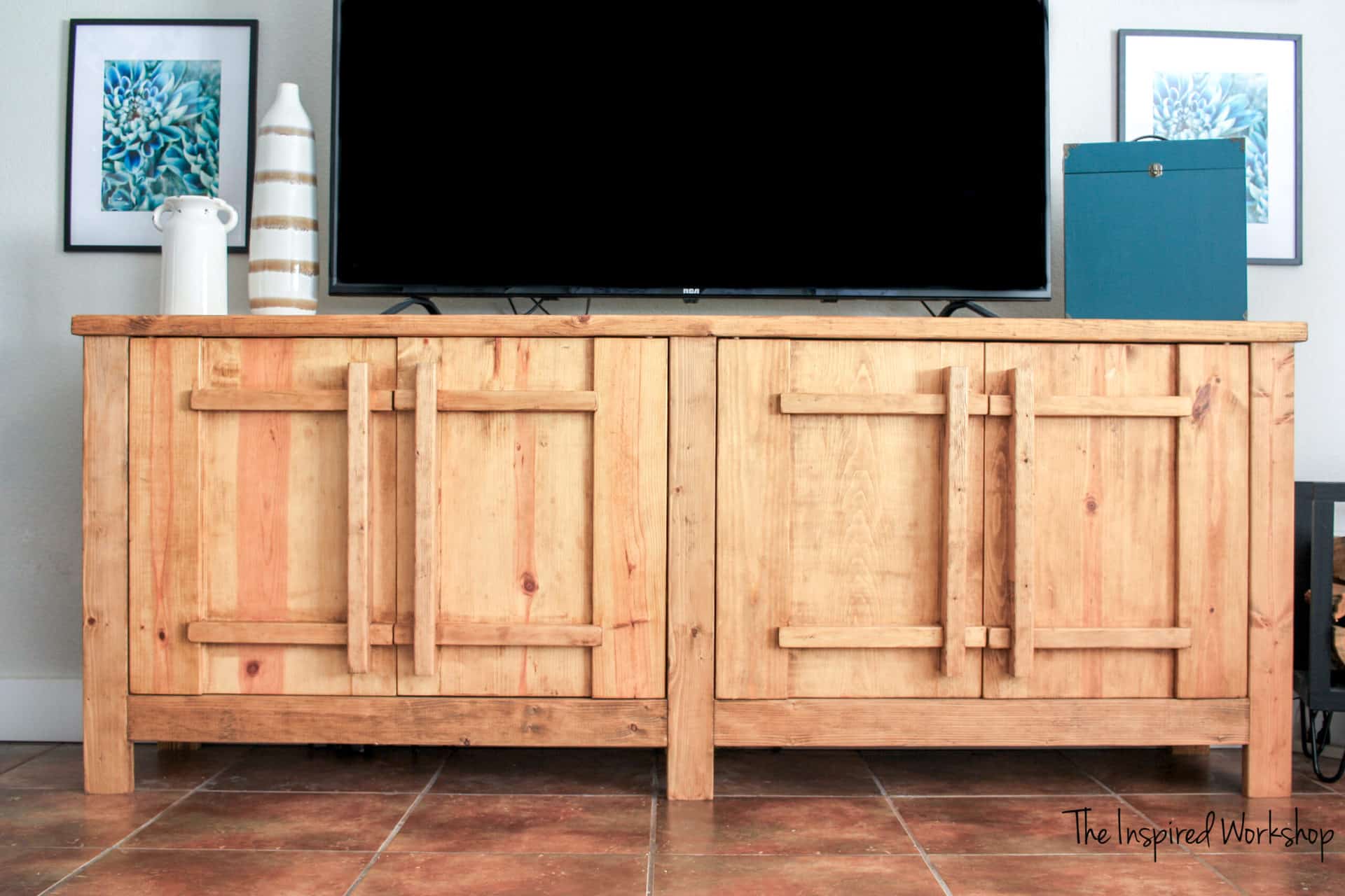 DIY TV Stand / Media Console – The Inspired Workshop