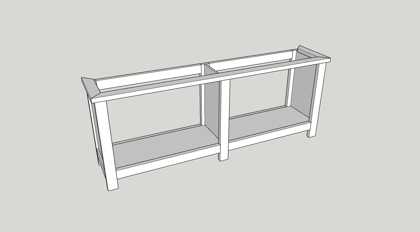 DIY TV Stand - Media Console