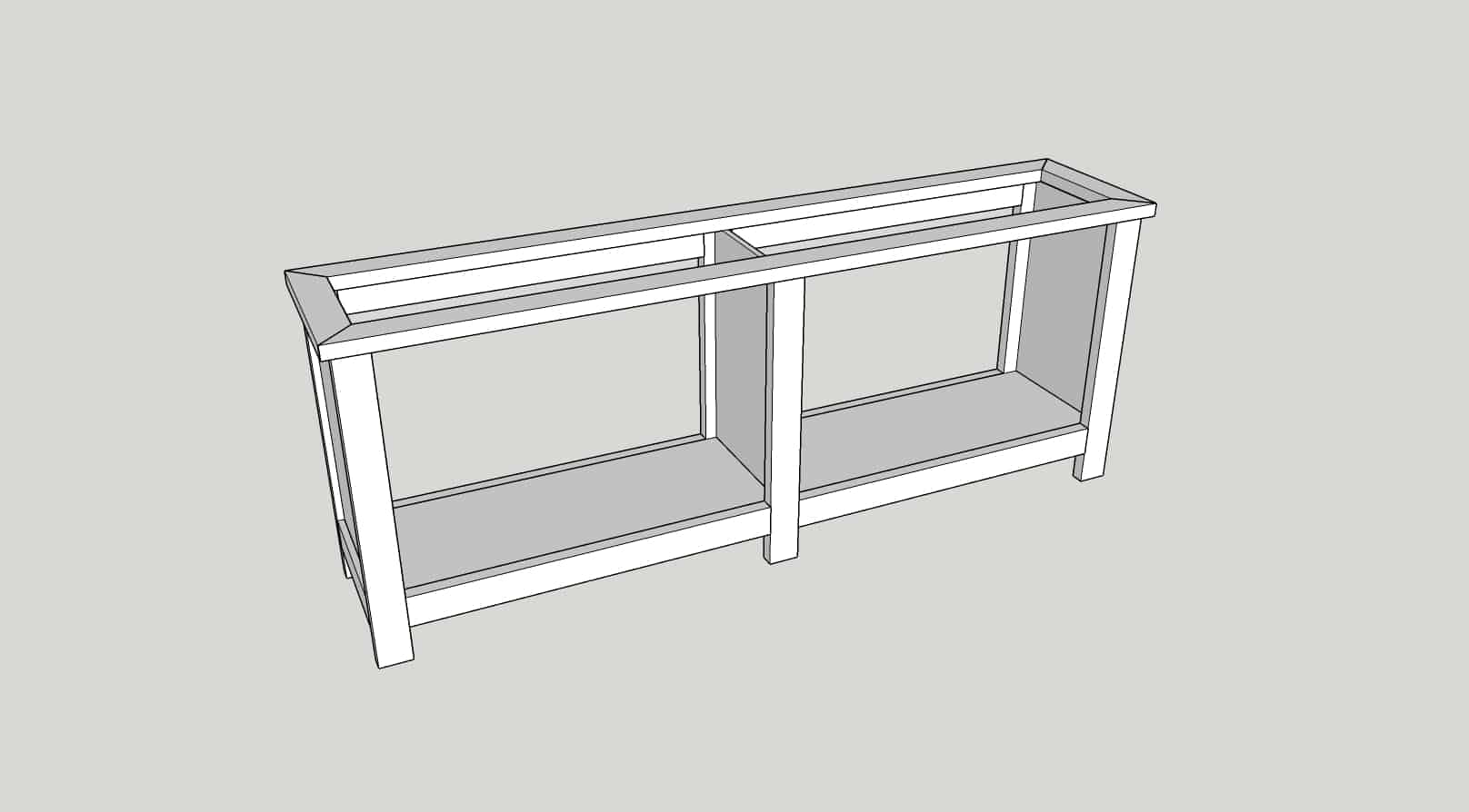 DIY TV Stand - Media Console