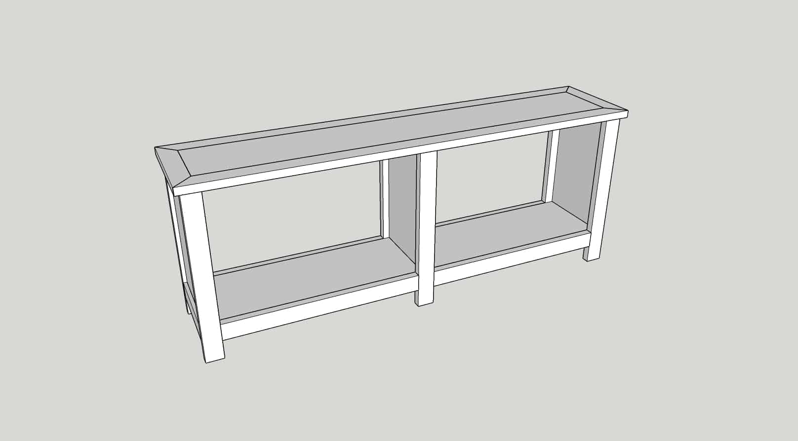 DIY TV Stand / Media Console – The Inspired Workshop