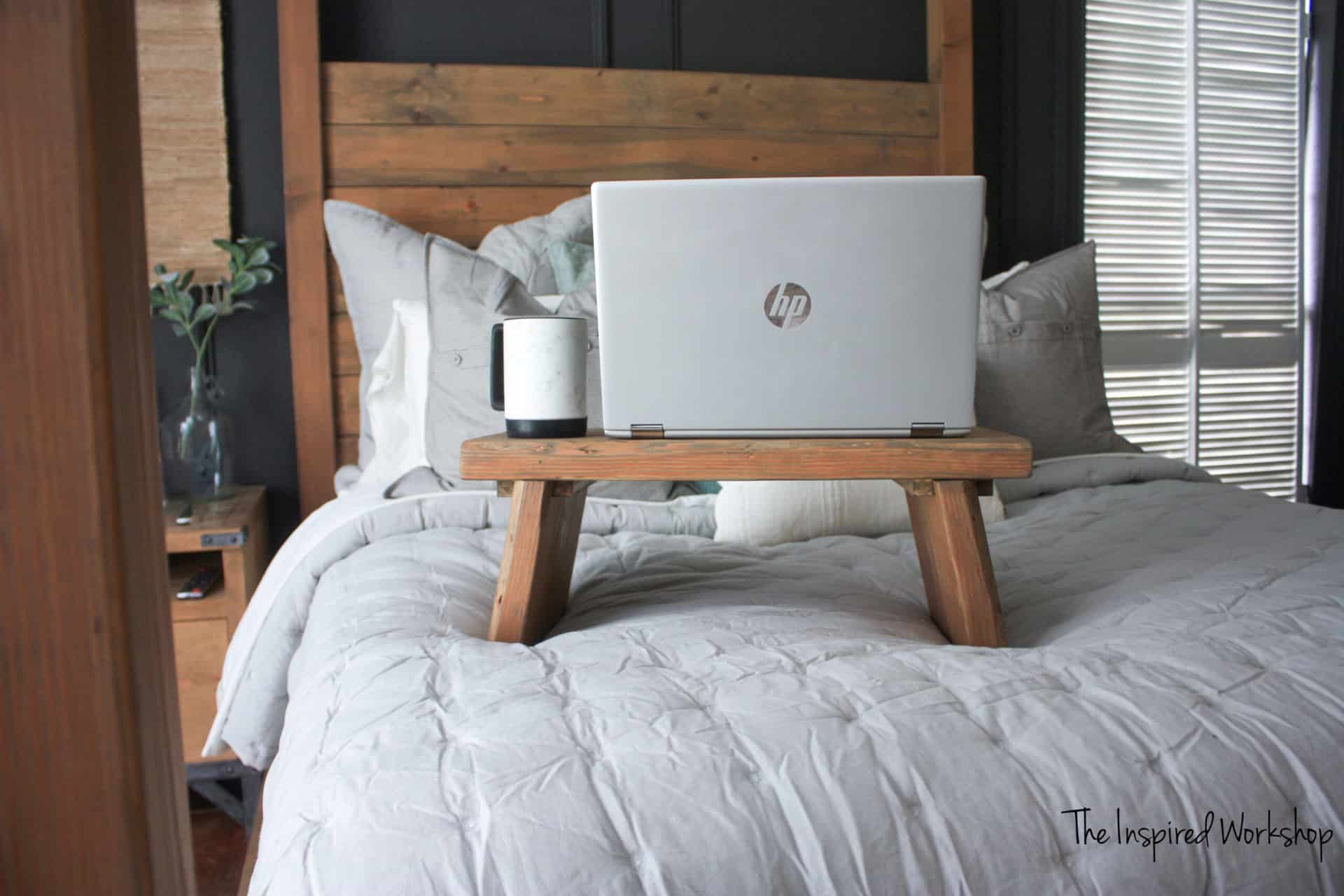 Bed desk deals diy