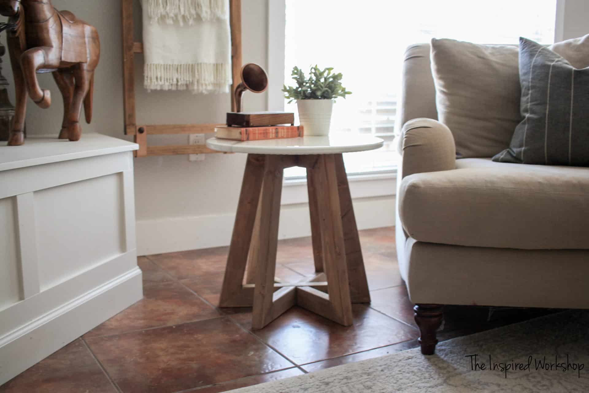 HOW TO MAKE A FLUTED SIDEBOARD WITH MARBLE EPOXY TOP - Simply Aligned Home