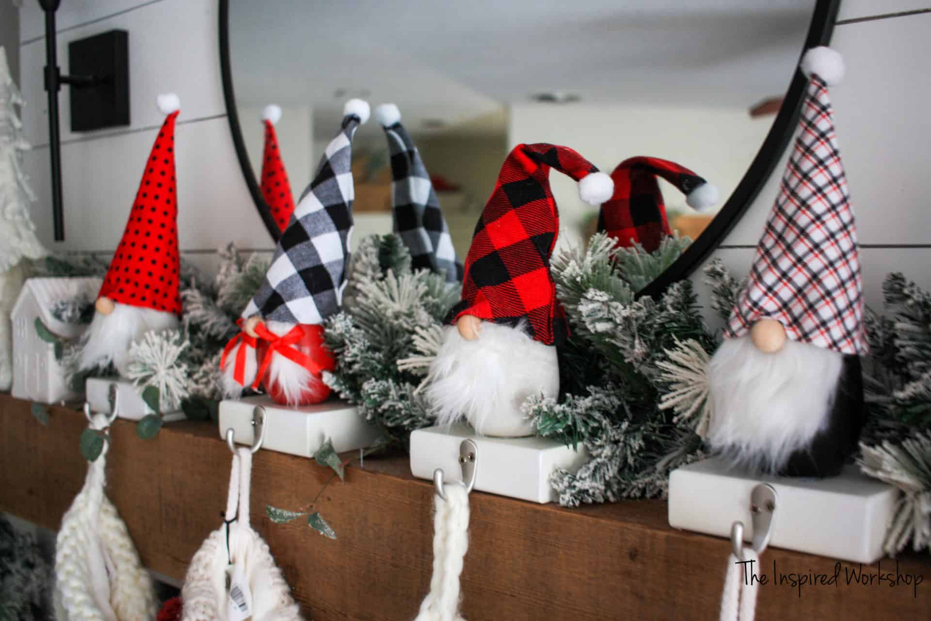 DIY Gnome Stocking Holders The Inspired